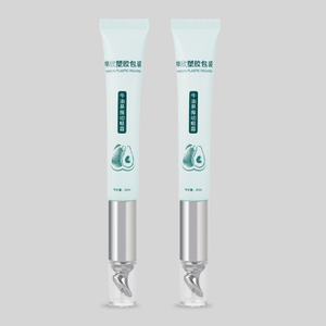 Tube en plastique et aluminium avec Logo personnalisé OEM, Tube électrique pour crème pour les yeux, Massage par Vibration, avec applicateur métallique