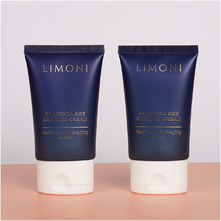 Tube en plastique cosmétique de compression de soins de la peau pour la crème