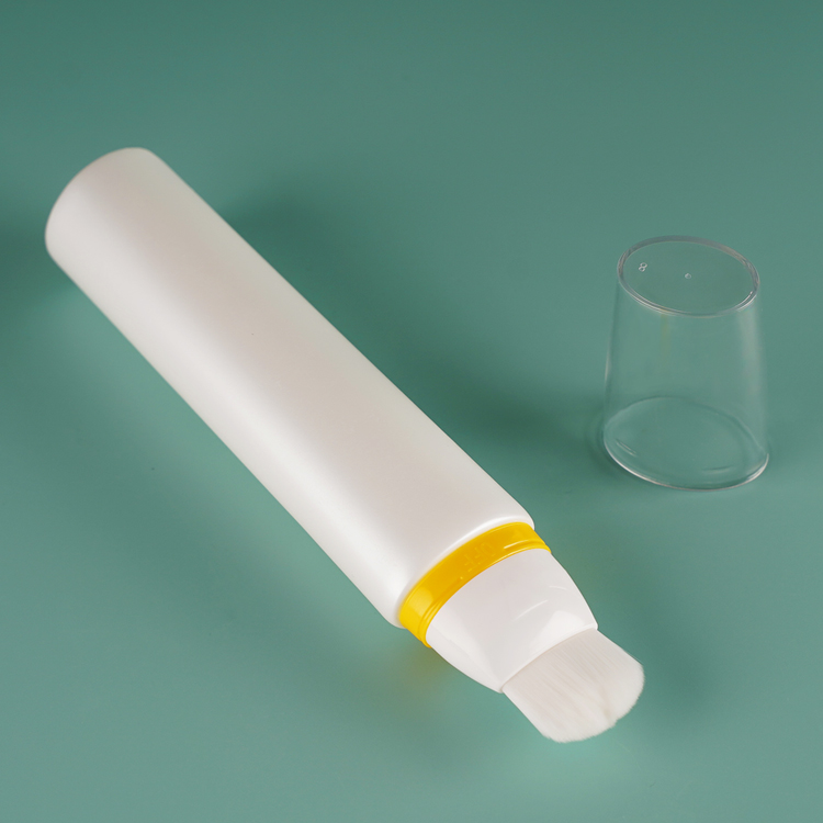 Tube vide écologique à presser Pcr 100ml, pour tête de brosse, échantillon, Tube blanc biodégradable, cosmétiques, vente en gros