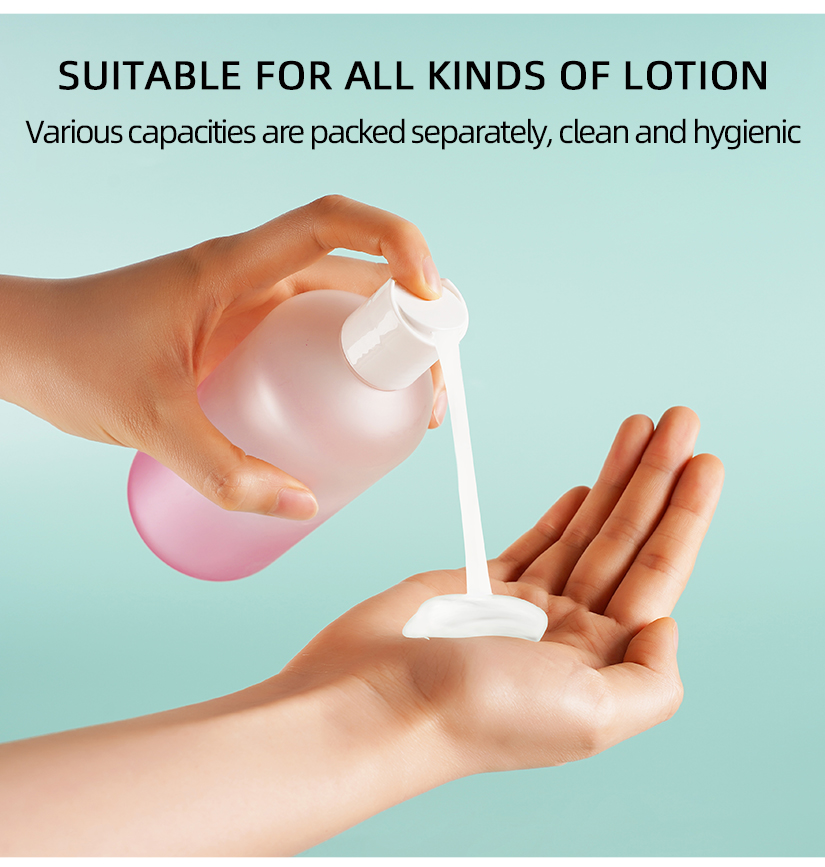 Bouteilles vides de shampoing, 100ml, 150ml, 250ml, 500ml, récipient en plastique Pet avec capuchon supérieur à disque, bouteilles de Lotion pour Gel capillaire, offre spéciale