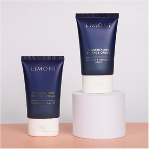 Tube en plastique cosmétique de compression de soins de la peau pour la crème