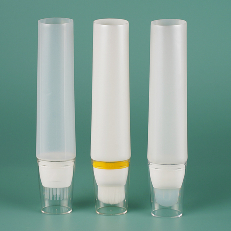 Tube vide écologique à presser Pcr 100ml, pour tête de brosse, échantillon, Tube blanc biodégradable, cosmétiques, vente en gros